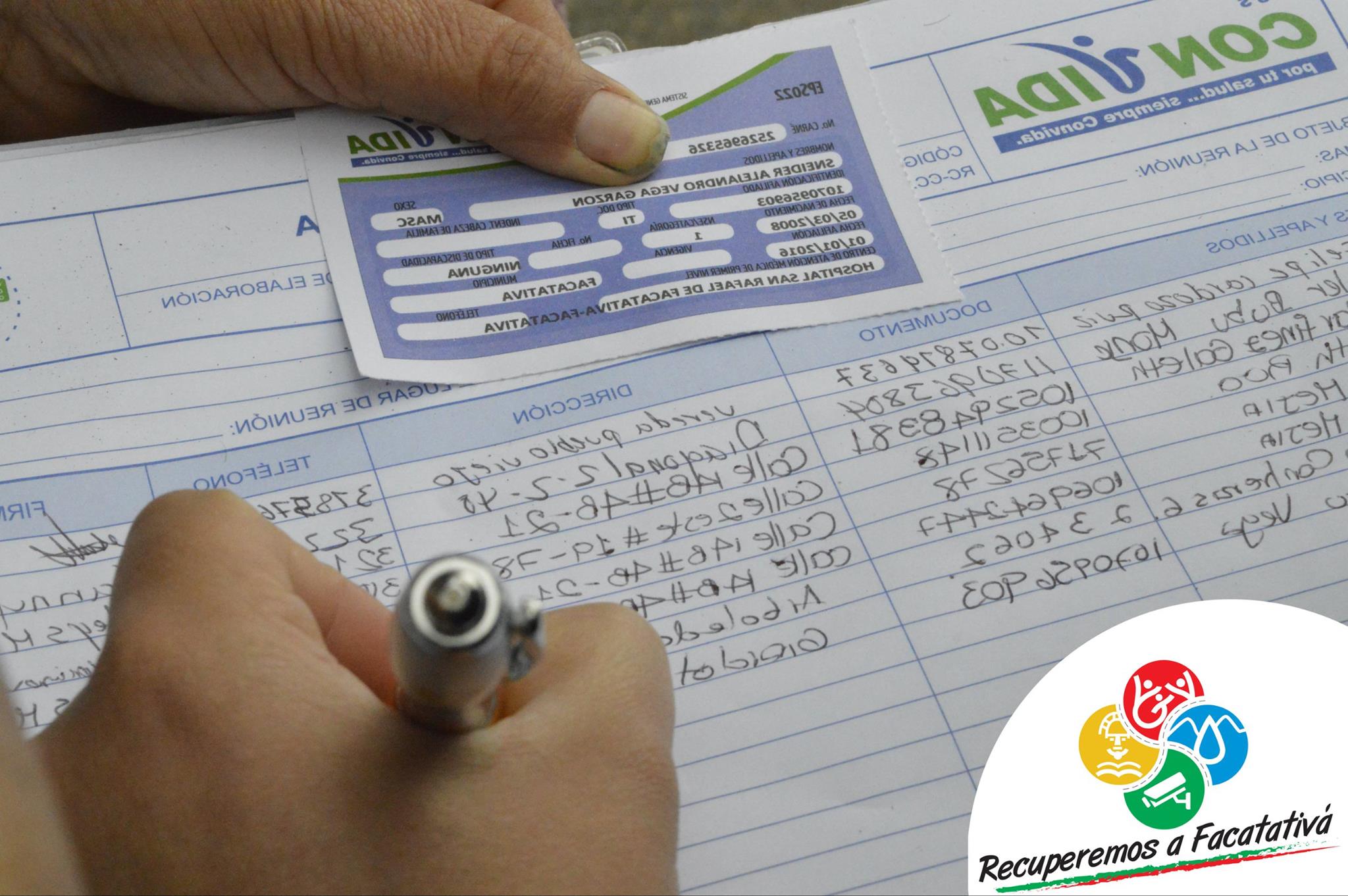 Facatativá, al día con la carnetización de afiliados a Convida