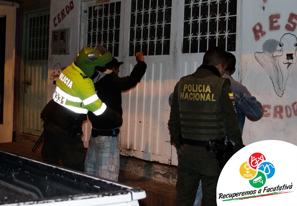 Intensifican operativos de seguridad en Facatativá