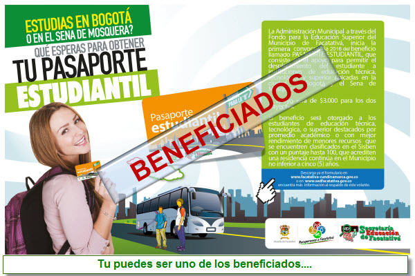 Alcaldía de Facatativá otorgará 481 pasaportes estudiantiles