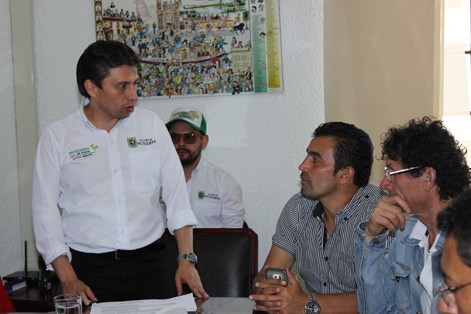 Alcalde de Mosquera instala mesas de negociación con los sindicatos.