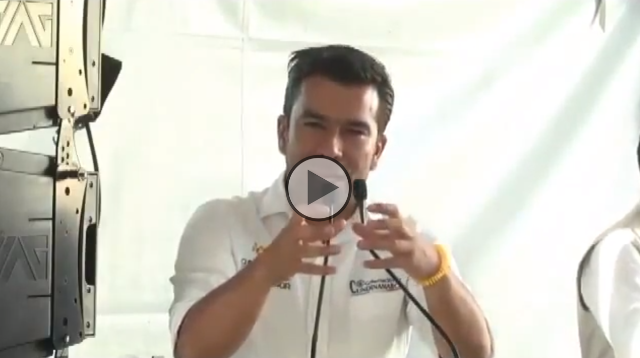 Gobernador Rey, invita a los cundinamarqueses ahorrar energía