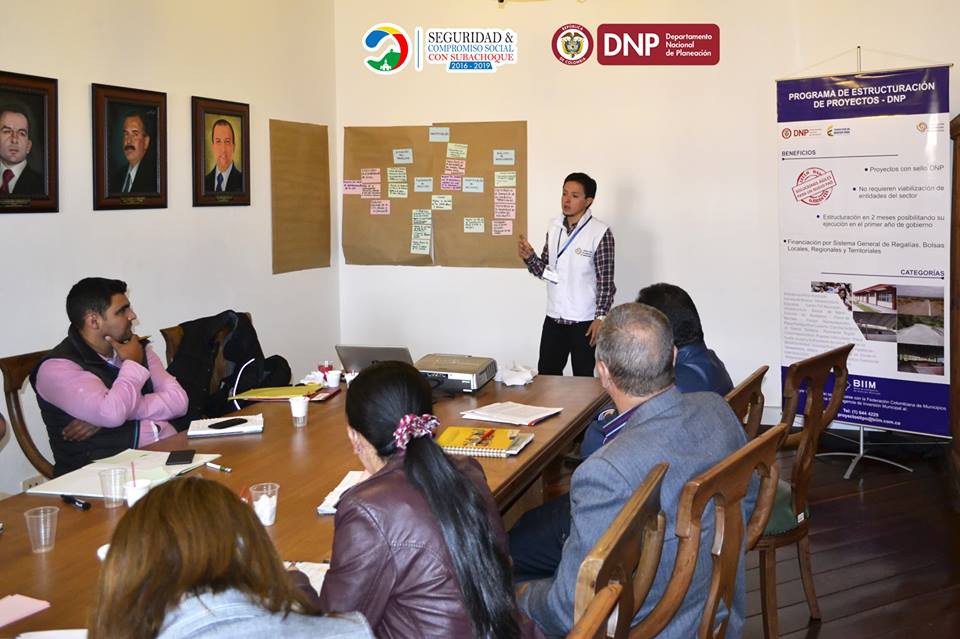 Subachoque adelantó programa de Estructuración De Proyectos-DNP