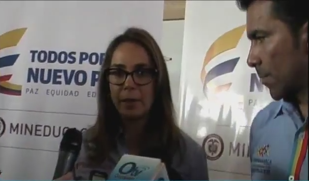 Gina Parody y Jorge Rey unidos por la educación de Cundinamarca