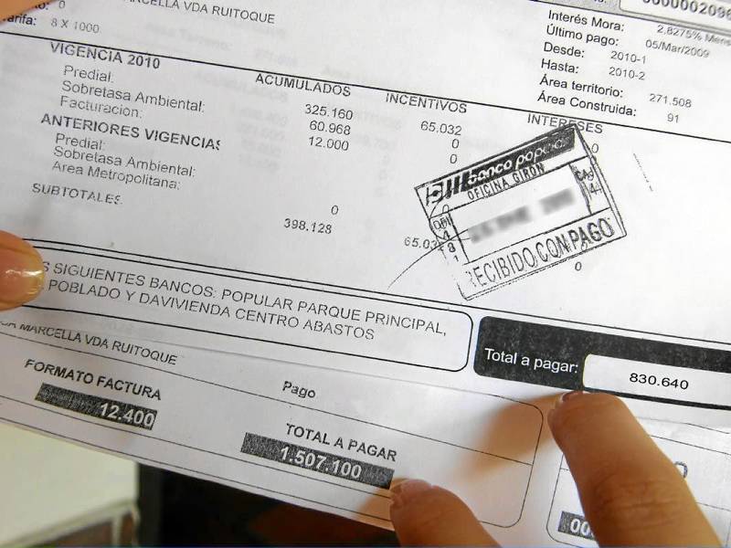 Nuevos plazos para pagar impuesto predial en Chía