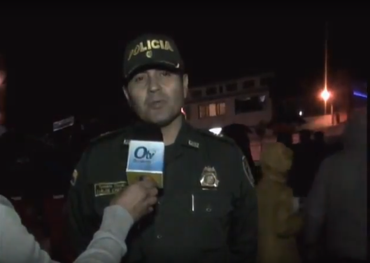 Actividades policiales en sabana occidente