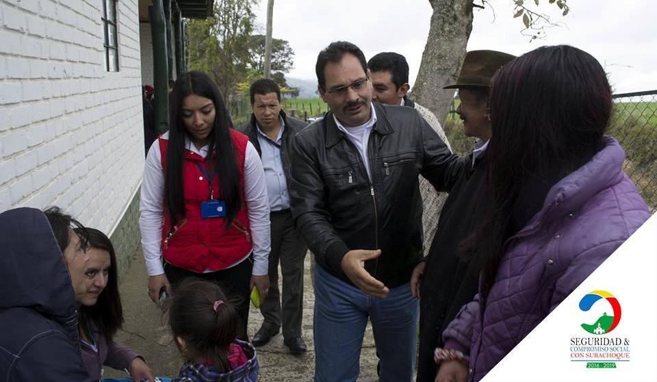 La alcaldía de Subachoque más cerca de la comunidad