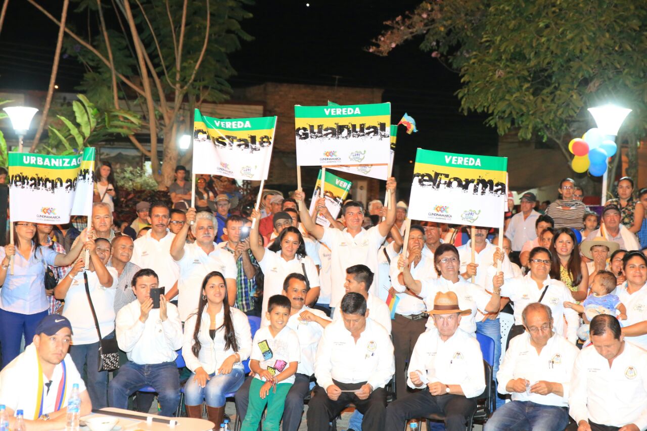 Gobernador Rey llegó ya al 50 % de su recorrido por la geografía cundinamarquesa