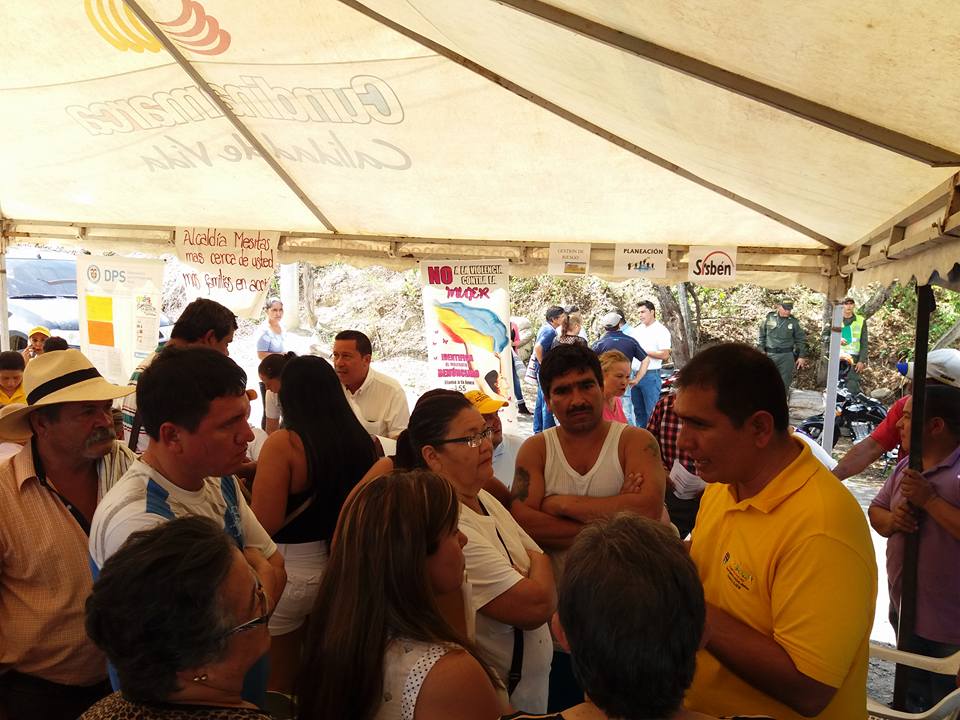 Mesitas del Colegio inicia el programa «alcaldia mas cerca a usted»