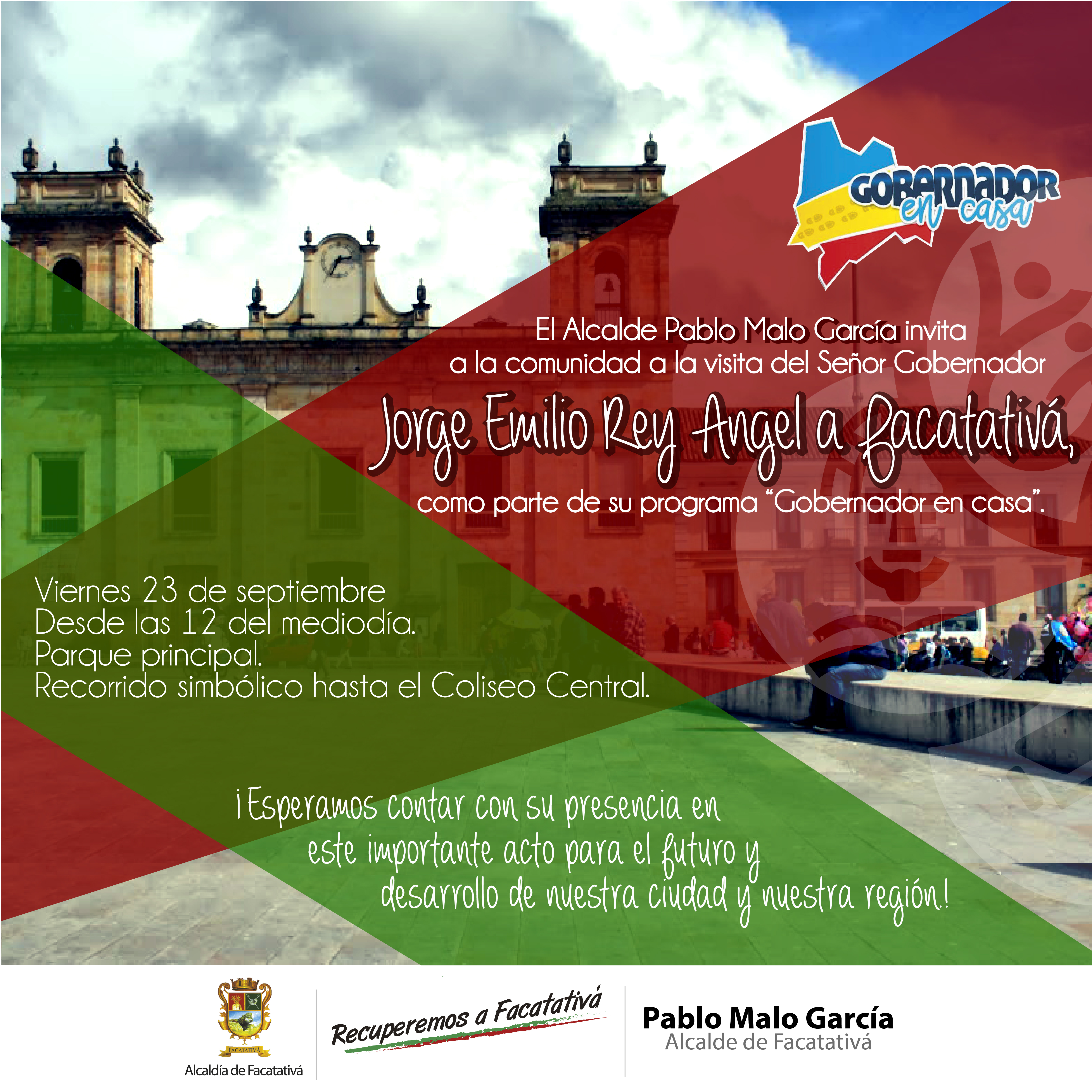 Facatativá recibe programa “Gobernador en Casa”