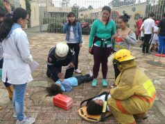 Madrid evacuó 5 mil personas en simulacro por inundación y sismo