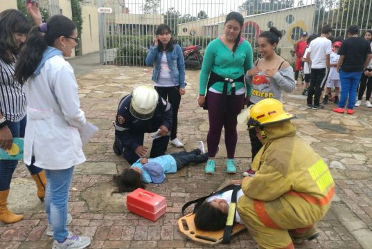 Madrid evacuó 5 mil personas en simulacro por inundación y sismo