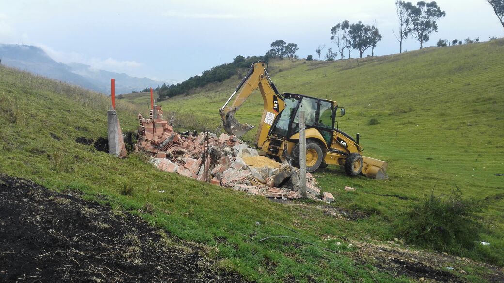 Administración controla obras que se desarrollan en Facatativá