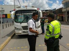Controles a buses intermunicipales en Mosquera