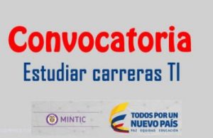 Convocatoria de becas-créditos para carreras TI