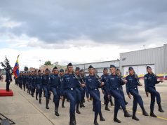 Soldados de la Fuerza Aérea Colombiana juran lealtad a su Patria en el Comando Aéreo de Mantenimiento