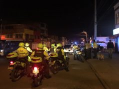 Con gran despliegue policial amaneció Facatativá