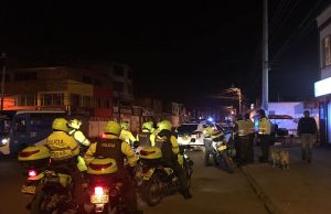 Con gran despliegue policial amaneció Facatativá
