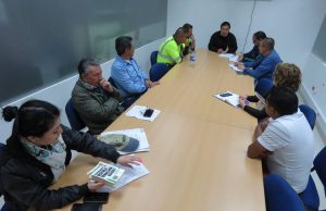 Reunión con gremio minero del sector alto manantial de Tocancipá