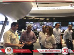 Alcalde de Cajicá visitó Centro de Mando Operativo Administrativo de la línea de emergencias 123 en Medellín