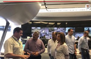 Alcalde de Cajicá visitó Centro de Mando Operativo Administrativo de la línea de emergencias 123 en Medellín