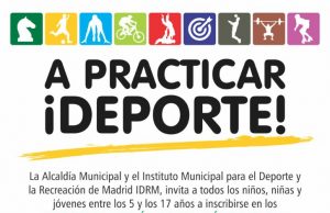 El Instituto de Recreación y Deporte de Madrid abre inscripciones para los centros de interés y formación deportiva