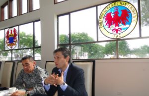 Comandante Base Aérea de Madrid se reúne con Alcalde de Mosquera para fortalecer seguridad en la región