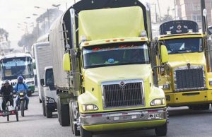 Restricción a vehículos de carga pesada