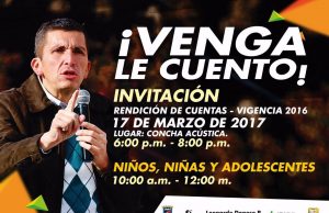 Rendición de cuentas Alcalde de Chía