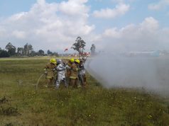 Futuros bomberos aeronáuticos inician capacitación en la Base Aérea de Madrid