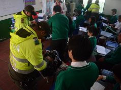 Policía se tomó las instituciones educativas de Facatativá