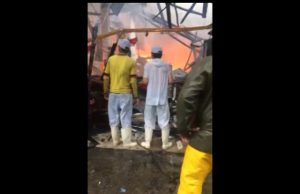 Incendio en el centro de Girardot