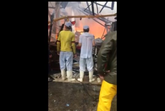 Incendio en el centro de Girardot