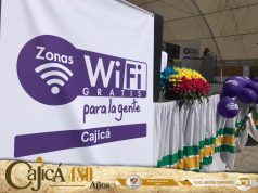 Cajiqueños estrenan su primera zona WIFI