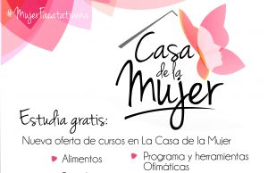 Nueva oferta de cursos en la casa de la mujer en Facatativá