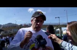 Comerciantes de Bogotá protestan en contra del mercado chino