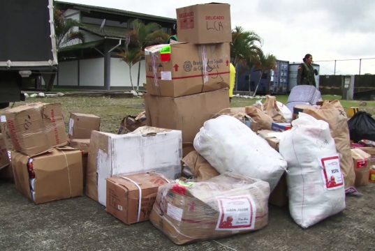 Continúan llegando toneladas de ayudas para los damnificados en Mocoa