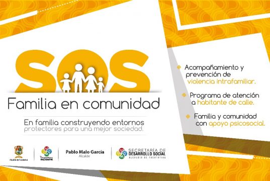 Alcaldía de Facatativá lanza la estrategia “SOS Familia en Comunidad”