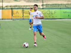 Selección Colombia hizo el reconocimiento de estadio Nueva Condomina