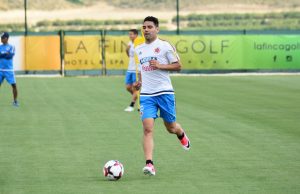 Selección Colombia hizo el reconocimiento de estadio Nueva Condomina