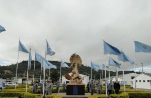 CATAM rinde sentido homenaje a los héroes caídos en acción