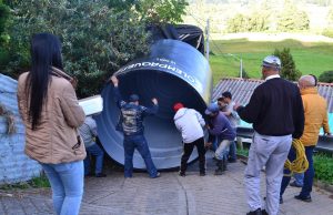 Entrega de tanques de almacenamiento en Sopó