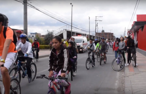 Con un ciclopaseo Funza dio inicio al Festival del Viento