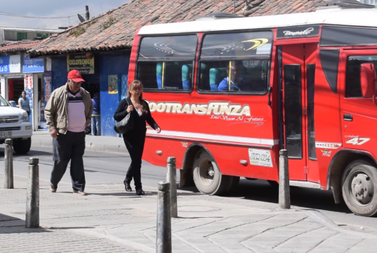 Nuevo recorrido de la ruta 10 de transporte público en Funza