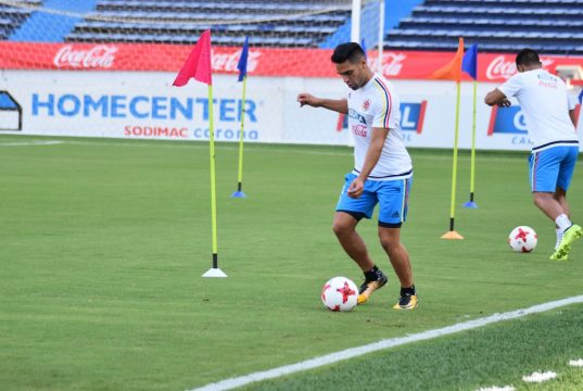 Selección Colombia se alista para enfrentar a Brasil
