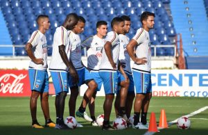 Selección Colombia entrenó en el estadio Metropolitano