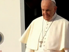 Imagen histórica del Papa Francisco en Colombia