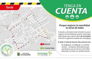 Medida contraflujo en Mosquera