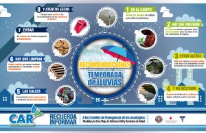 Sabana Occidente, preparada para la segunda temporada de lluvias del año