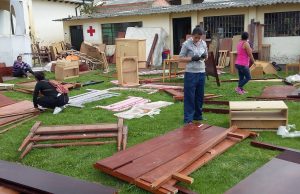 Donación de muebles como parte del programa de vivienda saludable en Sopó