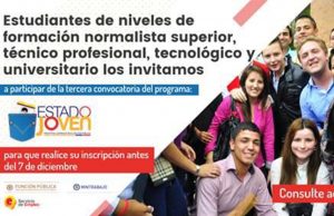 Inician inscripciones para hacer prácticas laborales en el Estado colombiano en 2018